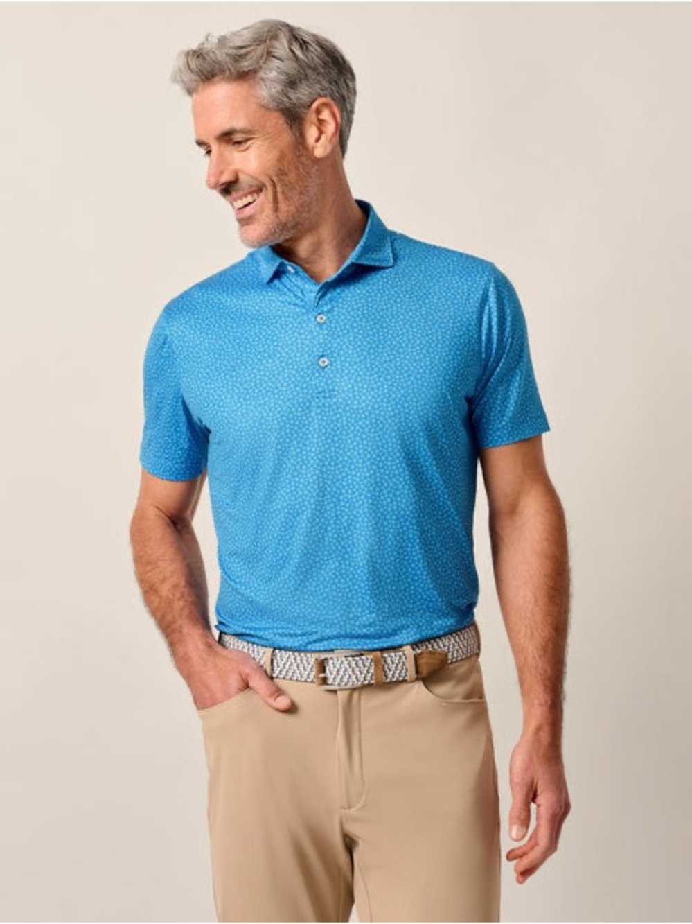 Johnnie-O Performance Featherweight Polo - Plumeria Size Small NEW!